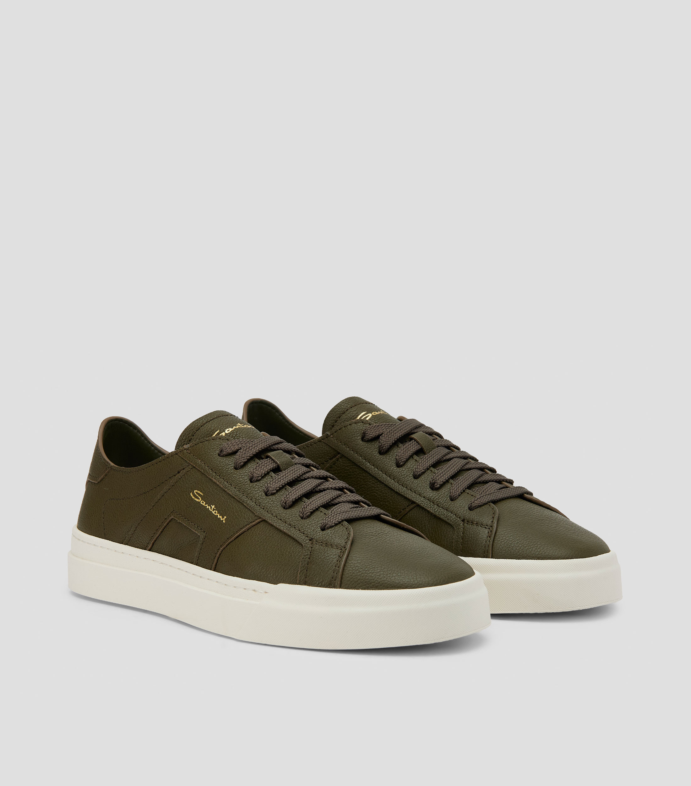 Tenis casuales en piel Hombre